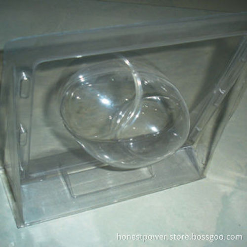 Clam-shell vacuum package with PET/PVC/PP, suitable for electronic, toys, cosmetics packing